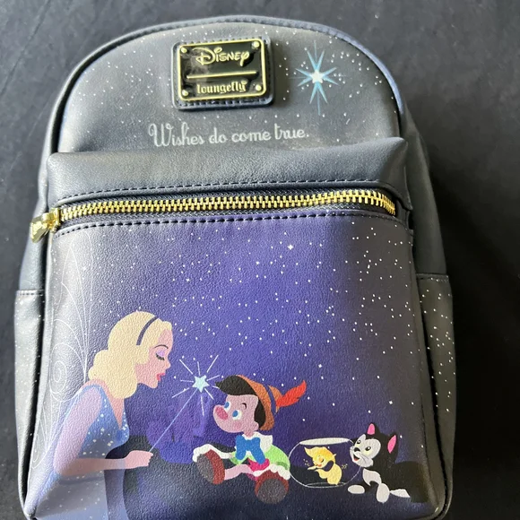 Loungefly | Bags | Loungefly Disney Wishes Backpack Black  display picture 2
